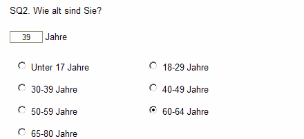 Inkonsistentes Alter