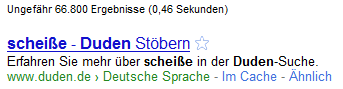 Scheiße Duden